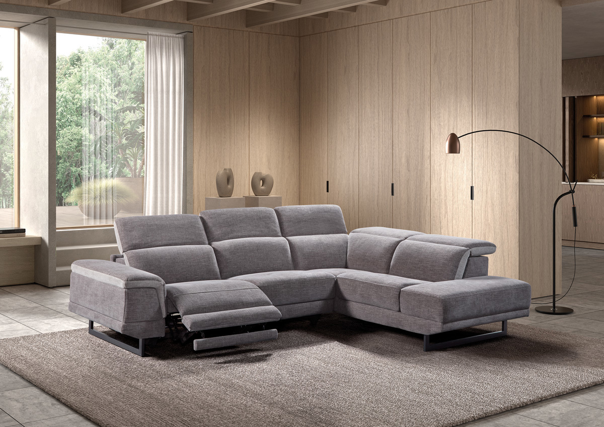 Salon Navarra méridienne droite 266 cm - 205 cm avec relax