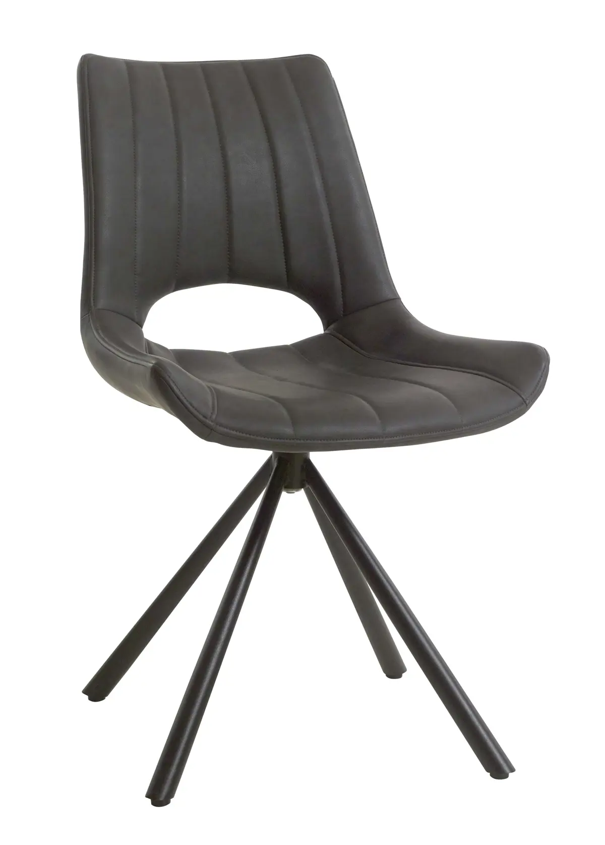 Chaise ST2001 noire rotative