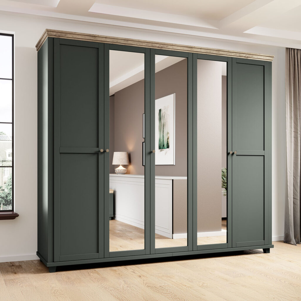 Garde-robe Evora 5 portes 246 cm